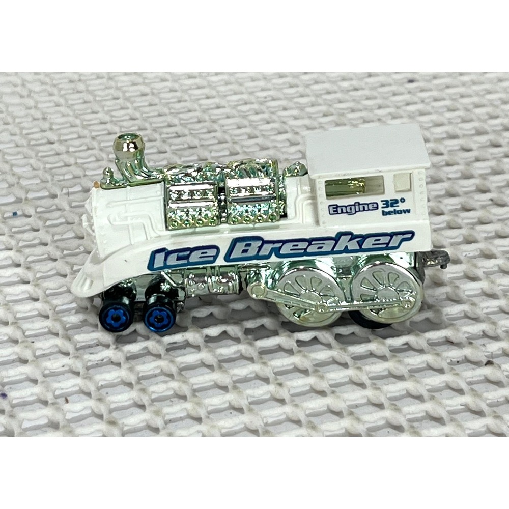 Hot Wheels Ice Breaker Train White Diecast Vehicle Toy Car